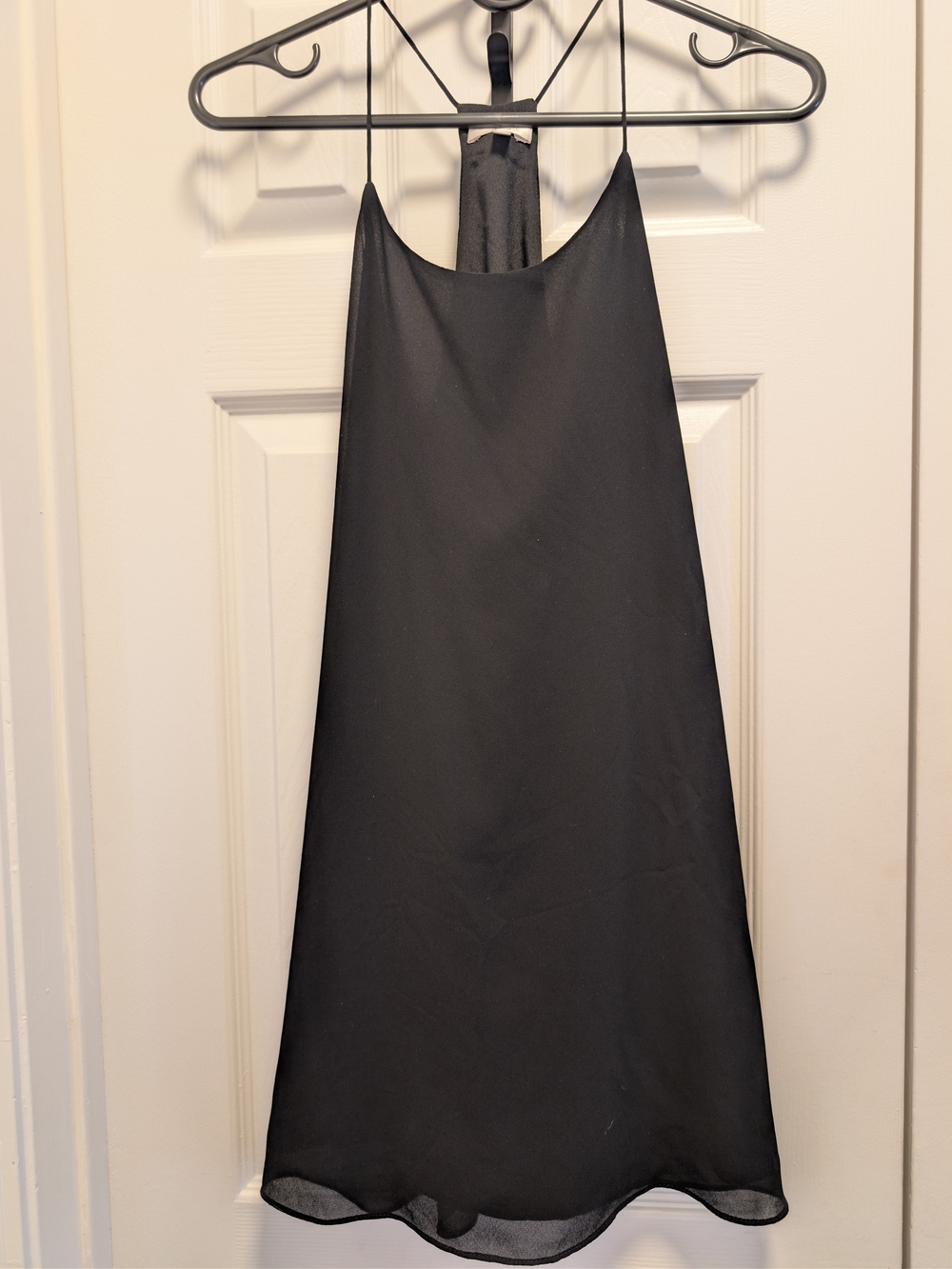 Classic black Norah slip dress